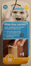 14 Pack Baby Cabinet Locks Wide Grip Latches Child Kids Door Drawer Safety 1St