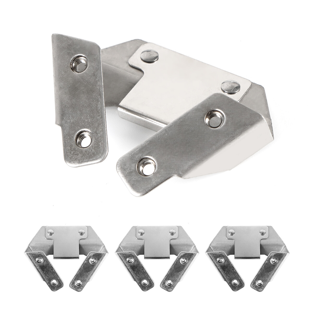 Chrome & Black Saddlebag Latch Kit For Harley Touring 1994-2013 – Hinges, Locks & Hardware