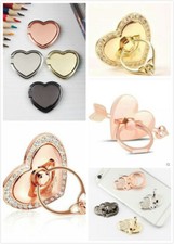 Universal 360 Rotating Heart Shape Fashion Cell Phone Ring Stand Holder Grip