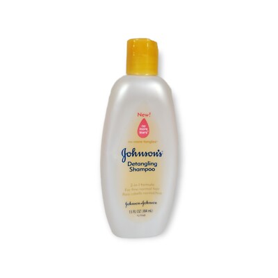 Johnsons Baby 2in1 formula Detangling Shampoo 13 oz no tears