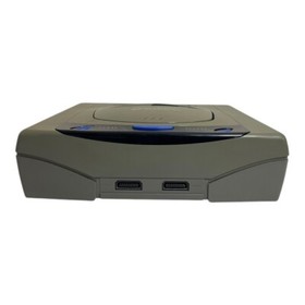 Sega Saturn Gray Console W/BOX,controller,AV cable"/JAPAN Tested working