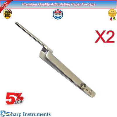 Miller Articulating Paper Forceps Dental Laboratory Stainless Steel Pliers 2PCS