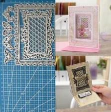 Metal Cutting Dies Frame Scrapbooking Photo Album Embossing Paper Card Crafts