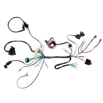 50cc Scooter Wiring Harness Diagram Mini ATV Wiring Harness CDI Stator Ignition Set 50CC-125CC For 50cc 70cc 90cc 110cc 125cc Chinese Electric Start Quads Parts U2013 Buy The Best Products In The