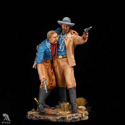 Figurine Miniature Thomas Et George Custer - 54mm Niveau Musée - Attica Miniatures - NEUVE