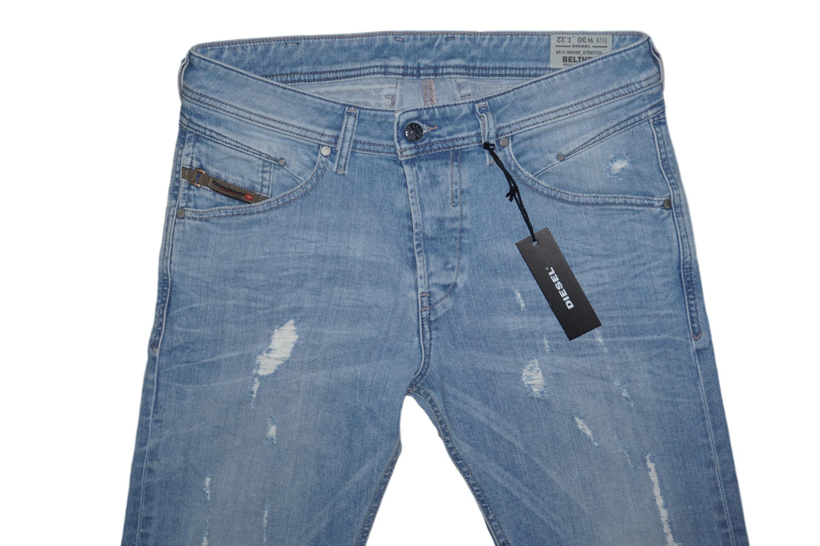 DIESEL BELTHER 0849E SLIM TAPERED JEANS W30 L32 100% AUTHENTIC