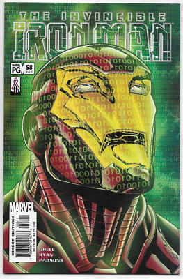 The Invincible Iron Man #58/403 Marvel Comics Grell Ryan Parsons 2002 Sehr guter Zustand