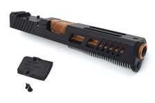 HGW Complete Upper for Glock 17 - 17-4 Black Nitride Slide Copper Fluted Barrel