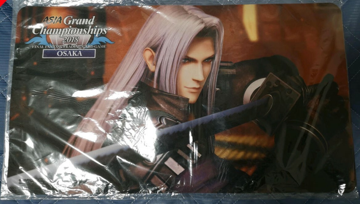 FINAL FANTASY 7 FF7 Sephiroth Dissidia Playmat Limited /100