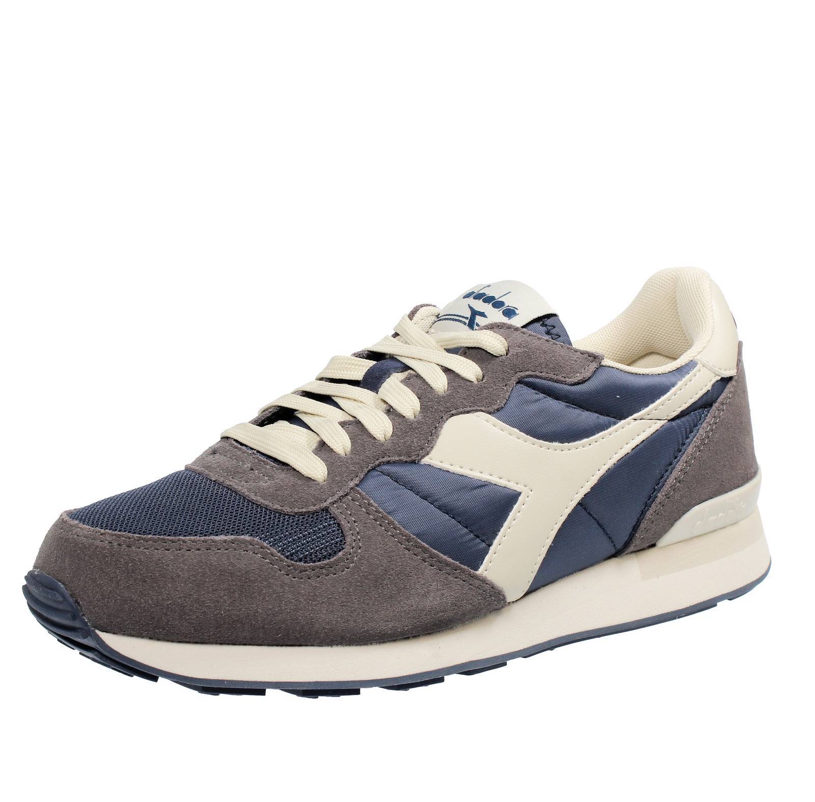 Спортивная одежда Diadora Camaro - Кроссовки Basse из замши синего цвета - Taglia 40,5 [7 25,5 долларов США