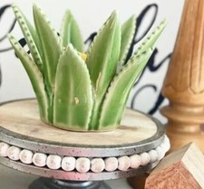 Bnib Scentsy Wax Warmer  Aloe Vera Succulent Burner Full Size 