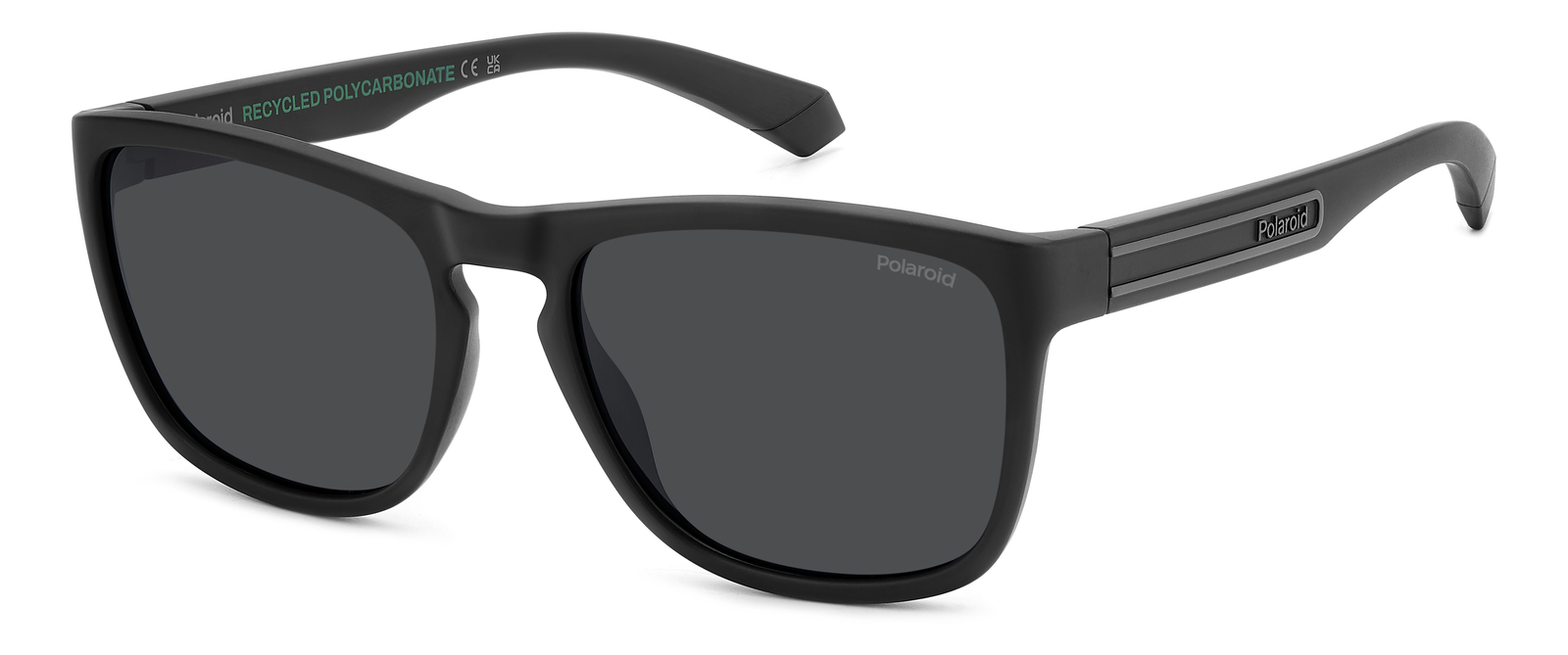 Polaroid PLD 2161 Matte Black Grey Unisex Sunglasses 57mm-image