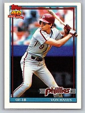 1991 Topps - Von Hayes #15