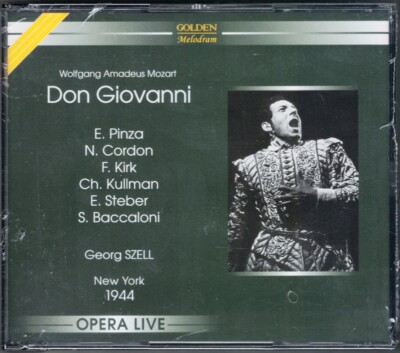 MOZART DON GIOVANNI Ezio Pinza Florence Kirk Eleanor Steber GEORG SZELL 1944 3CD