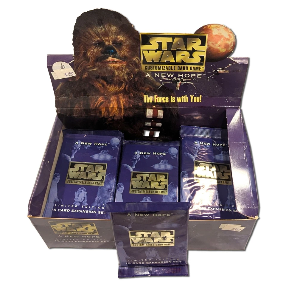 (3) Booster Packs - 1996 Decipher Star Wars New Hope CCG 15 Card Expansion Set - Image 2 of 2