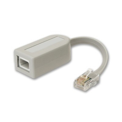 Plug Phone Socket To Ethernet Adapter RJ45 Plug To BT Type Socket