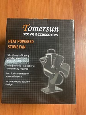 4 Blades Stove Fan Heat Powered Wood/log Burner Fan Eco Log Burner Fireplace  650434272438 | eBay