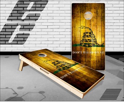 Dont Tread On Me upright Cornhole Boards Bean Bag Toss Game