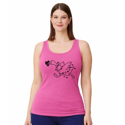 Be Mine Damen Trägershirt Tank Top Ente Liebe Valentinstag Geschenk für sie