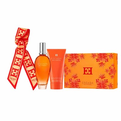 Escada Bali Paradise Eau De Toilette Spray 100ml Set 3 Stück