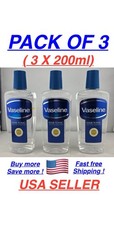 Vaseline Hair Tonic and Scalp Conditioner Hair Oil 200 ml  PACK OF 3 NEW