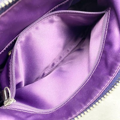 RARE COACH POPPY Plaid Y2K Crossbody Shoulder Bag Pink Purple