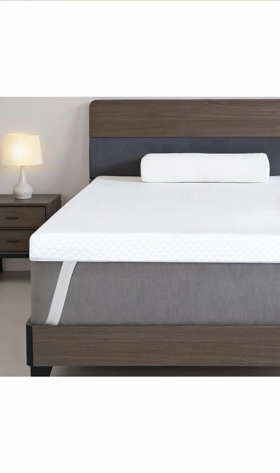 3" Cooling Gel Memory Foam Mattress Topper Twin - Pain Relief & Washable Cover