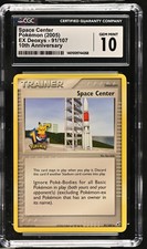 CGC 10 Gem Mint Space Center 91/107 10th Anniversary EX Deoxys Pokemon on eBay