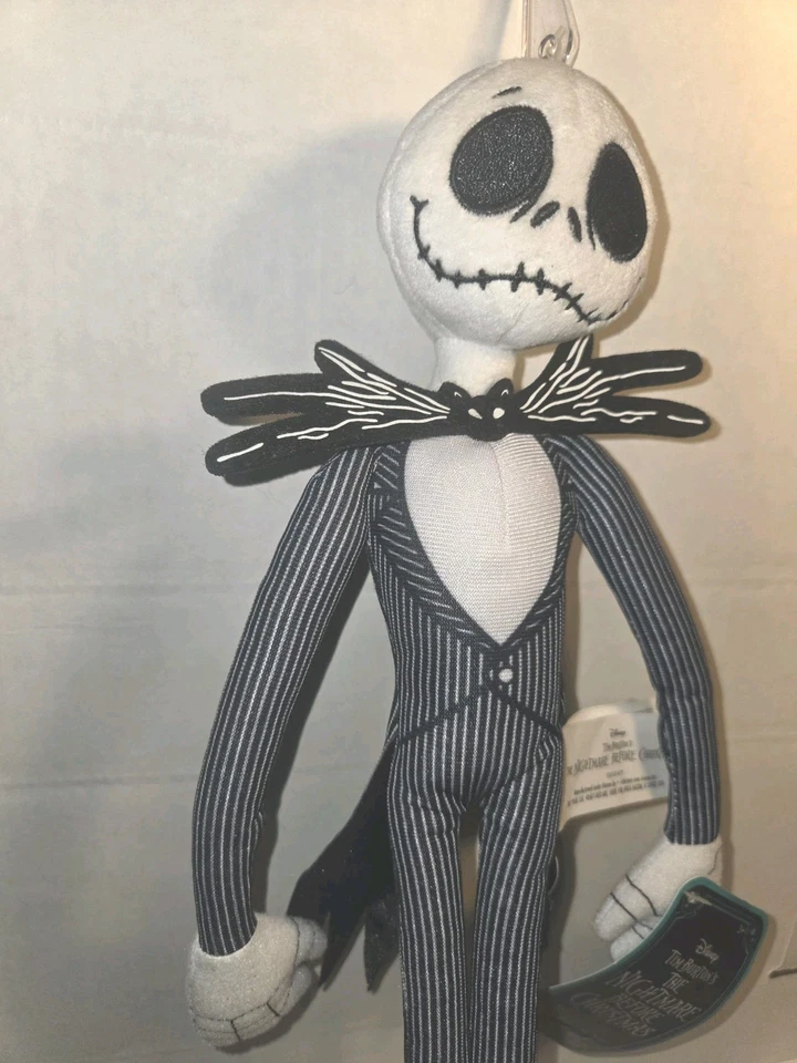 Peluche Disney Pesadilla antes de Navidad Jack Skellington 15" nuevo con etiquetas  Foto 3 de 4