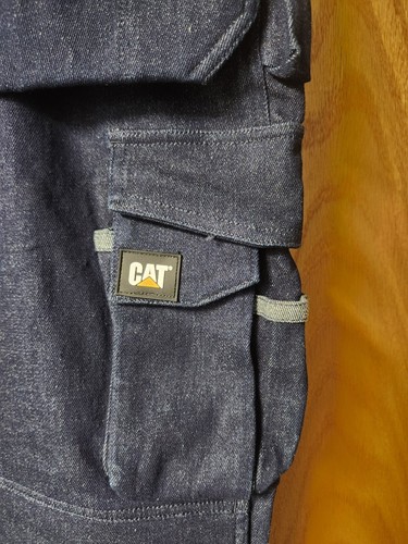 Caterpillar Men’s Work Jeans Stretch Denim /Tool Pockets -W34 x L32 -NEW w/o Tag - Picture 6 of 11