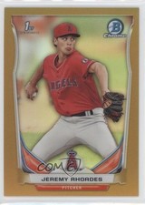 2014 Bowman Draft Chrome Gold Refractor 16/50 Jeremy Rhoades #CDP113 k0w