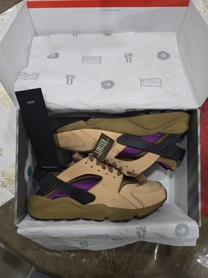 Nike Air Huarache LE 'Praline' Black Men's Shoes Size 11.5 DH8143-201 NEW