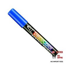 UCHIDA 315-C-3 Marvy Deco Acrylic Paint Marker - Blue Chisel Tip