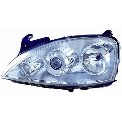  RECHTER SCHEINWERFER OPEL CORSA 2003 MIT RECHTER LENTICULAR-DEPO-MARKE