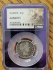 1898 Barber Quarter NGC Genuine