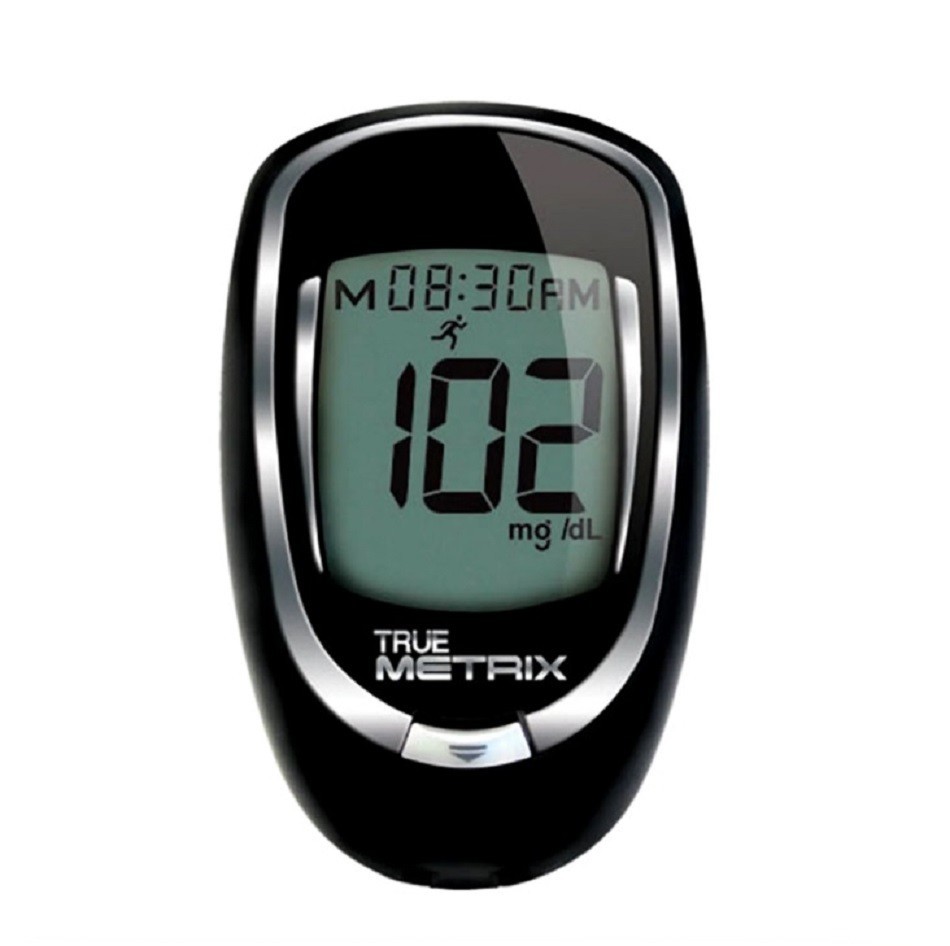 True Metrix Self-Monitoring Blood Glucose Meter with Triple Sense Technology