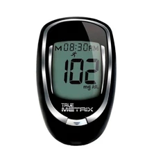 True Metrix Self-Monitoring Blood Glucose Meter with Triple Sense Technology