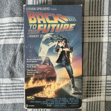 Back to the Future 1986 VHS 1st Print Yellow MCA Spine Barcode 1984 Error Label