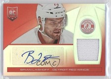 2013 Totally Certified Mirror Platinum Red Jerseys 2/25 Brian Lashoff Auto q2p