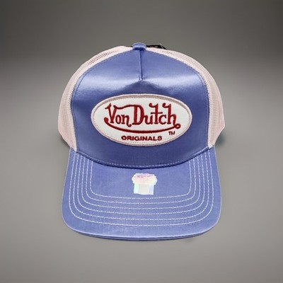 Von Dutch Trucker Cap Cary | blau/pink | NEU mit Etikett
