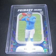 2025 Panini Donruss Optic Primary Colors black pandora Cam Ward Rookie /149 NFL