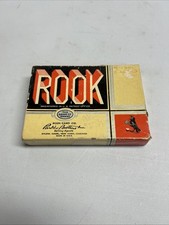 1936 Vintage Rook Card Game Original Box with Rule Book By Parker Brothers