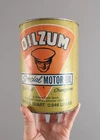 1950s-70s Vintage OILZUM White & Bagley Co. 1-Quart Special Motor Oil Can NR