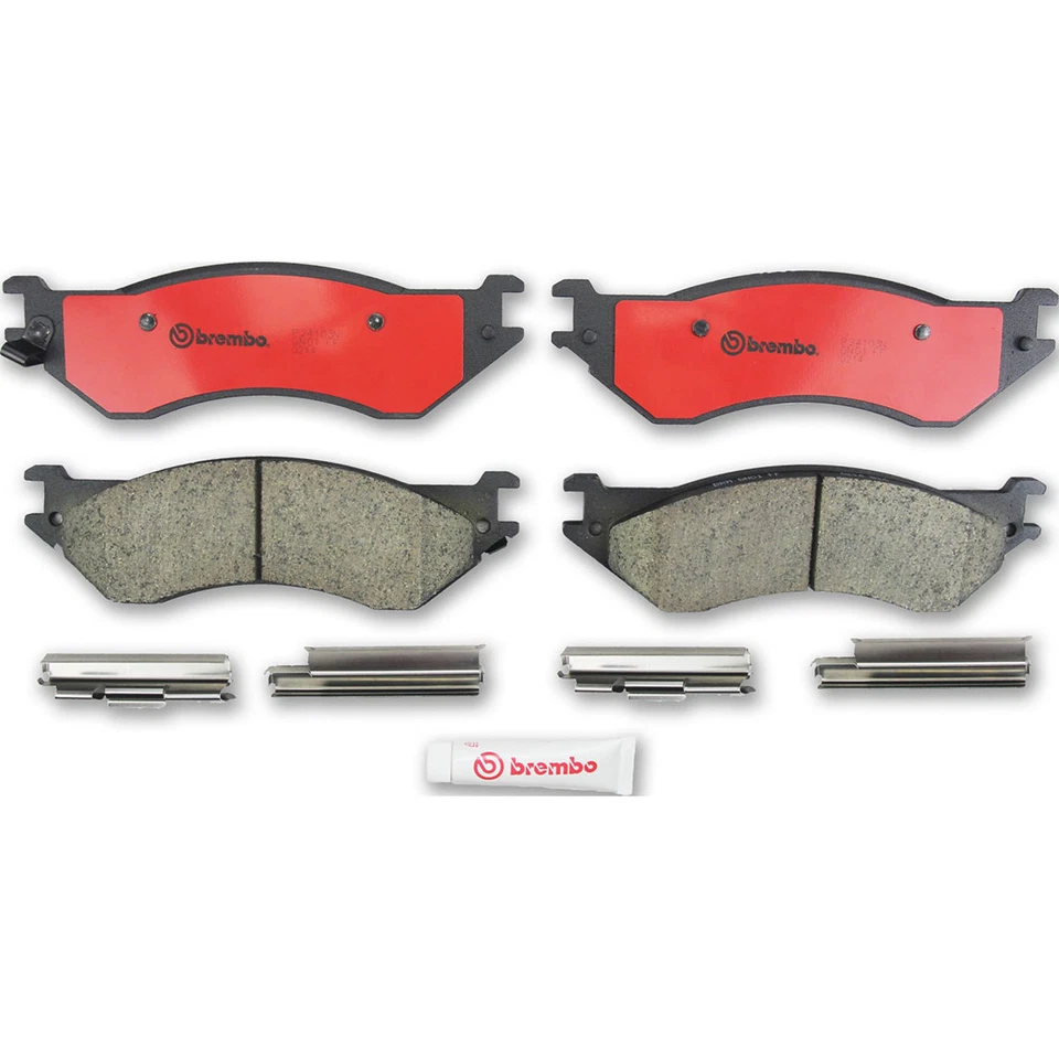 Kit de pastillas de freno rotores de freno delanteros OE Brembo para Ford Expedition 2000-2002 Foto 3 de 4