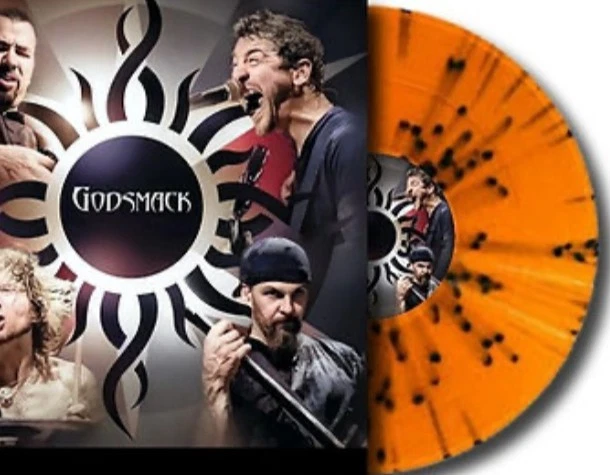 GODSMACK - 1000HP Rare Orange Coloured Vinyl Import 2025 LP New & Sealed - Image 2 of 4
