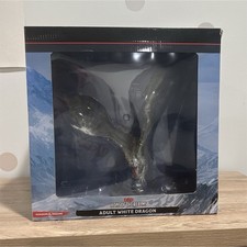 D D Icons of the Realms Adult White Dragon Mini Listed as Used only due to box