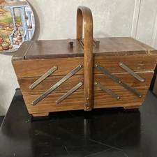 Antique, German Crafted Sewing Chest