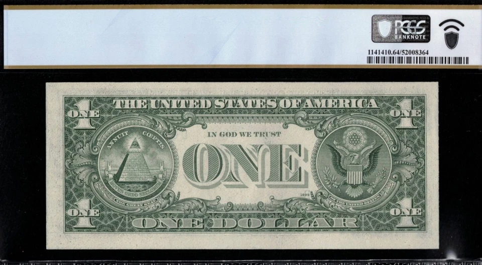 1974 $1 FRN D00055000B P.C.G.S #64PPQ - Image 2 of 3