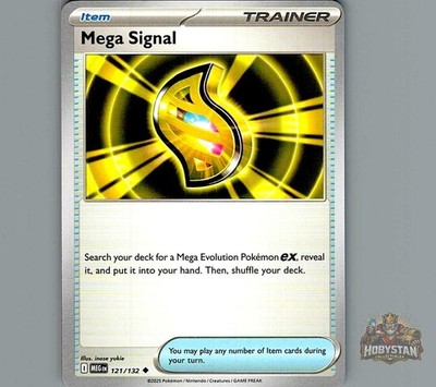 Mega Signal 121/132 Mega Evolution MEG Uncommon Pokemon