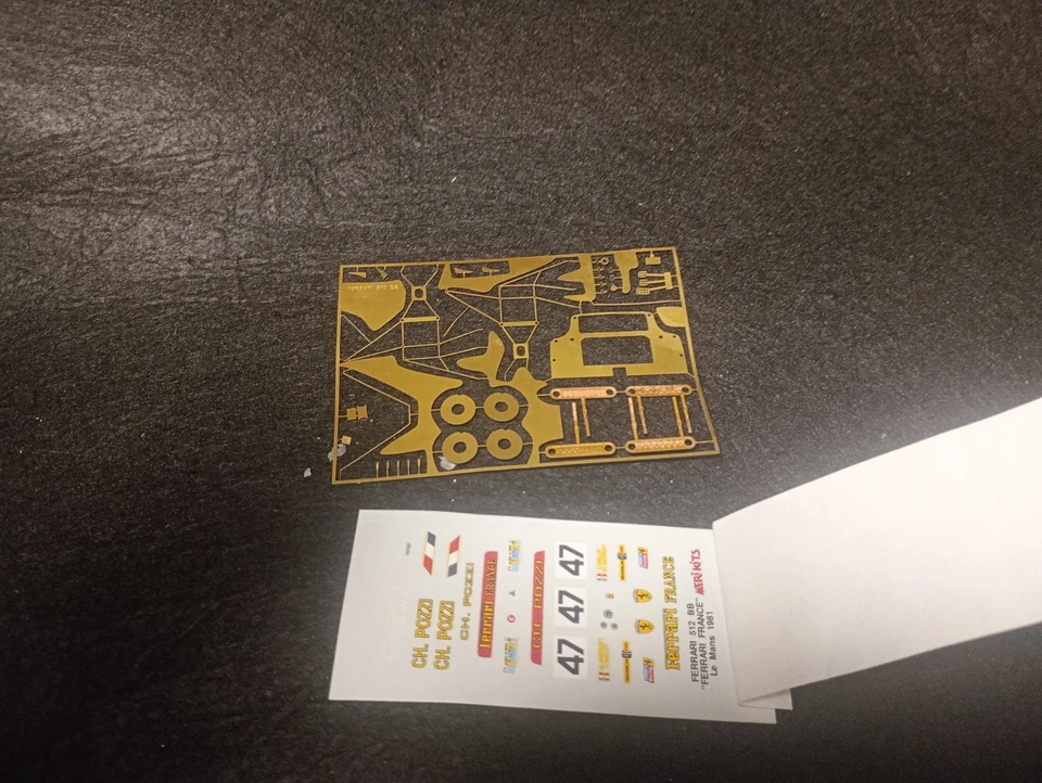 Meri kits Ferrari 512BB LM ch. pozzi #47 le mans 1981 winner gtx 1/43 kit no AMR - Immagine 2 di 4